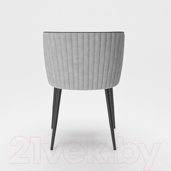 Изображение товара Стул Табурет Милано Бренди (20 Silver/кант черный/черный каркас)