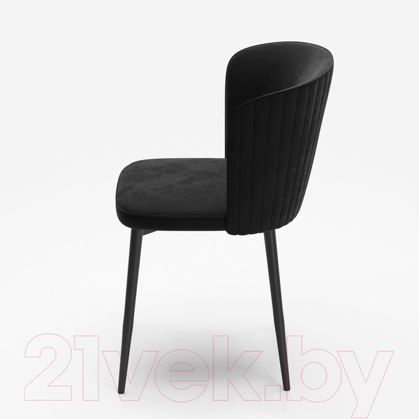 Изображение товара Стул Табурет Милано Бренди (28 Stone/кант черный/черный каркас)