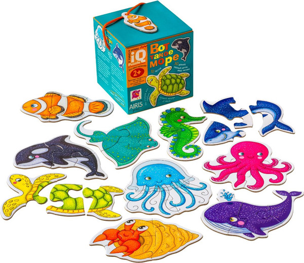 Изображение товара Развивающая игра Айрис-пресс Для самых маленьких 2+. Вот такое море / 9785811270675