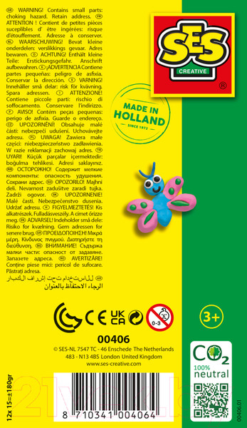 Изображение товара Пластилин SES Creative Infinity / 00406 