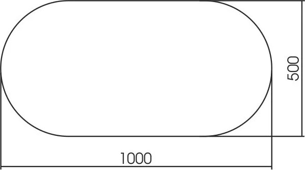 Изображение товара Зеркало Silver Mirrors Viva Lite 100x50 / LED-00002602