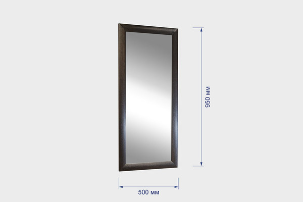 Изображение товара Зеркало Silver Mirrors Венге 50x95 / ФР-00000218