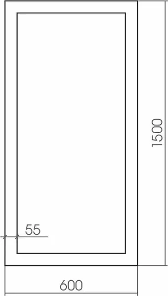 Изображение товара Зеркало Silver Mirrors Венге 60x150 / ФР-00000926