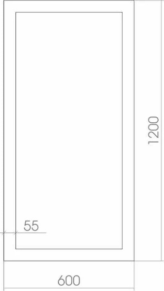 Изображение товара Зеркало Silver Mirrors Опера 60x120 / ФР-00001487 (серебристый)