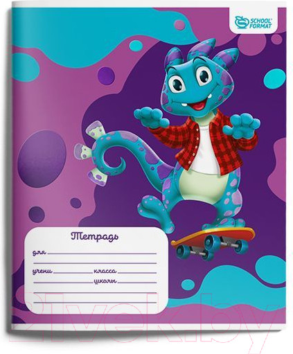 Изображение товара Набор тетрадей Schoolformat Smart Dino / ТШЛ12-СМД-НМП (20шт)