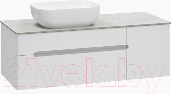 Изображение товара Тумба под умывальник Misty Роял 120 / П-Роя-01120-011П2Я (подвесная, белый)
