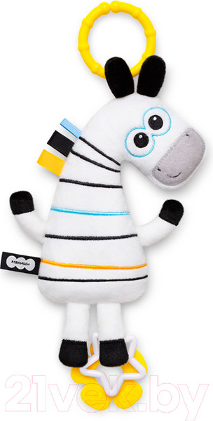 Изображение товара Подвеска на кроватку Мякиши Хрустящая Зебра / 838