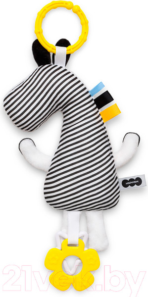 Изображение товара Подвеска на кроватку Мякиши Хрустящая Зебра / 838