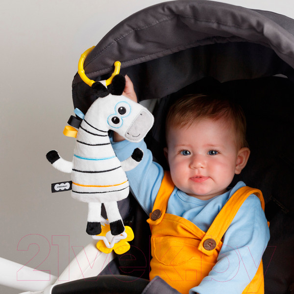 Изображение товара Подвеска на кроватку Мякиши Хрустящая Зебра / 838