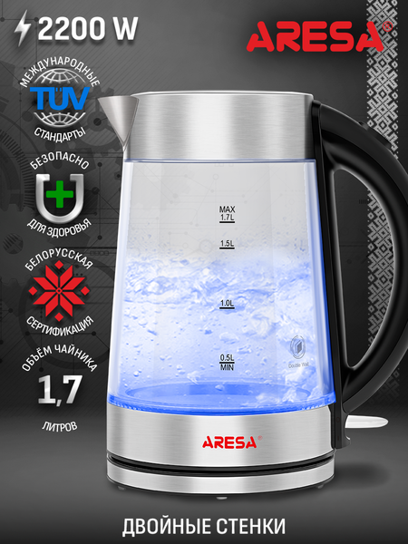 Изображение товара Электрочайник Aresa AR-3472