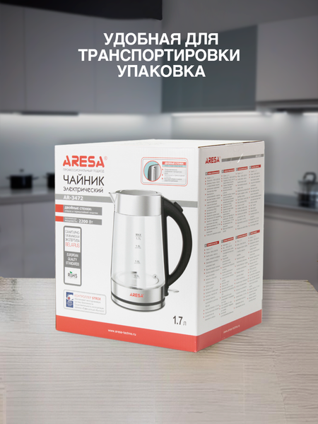 Изображение товара Электрочайник Aresa AR-3472