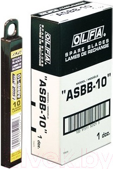 Изображение товара Набор сменных лезвий Olfa ASBB-10 (10шт)