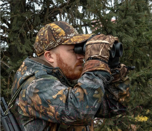 Изображение товара Перчатки для охоты и рыбалки Helios Hunter HS-HY-D09-L (L, лес)