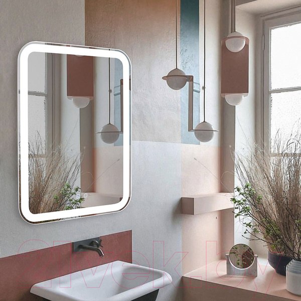 Изображение товара Зеркало Silver Mirrors Мальта Voice 55x80 / LED-00002615