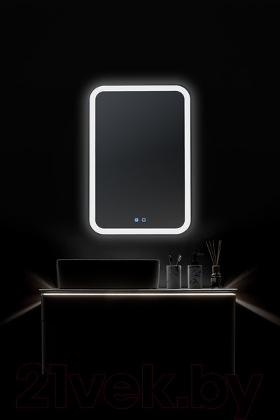 Изображение товара Зеркало Silver Mirrors Мальта Voice 55x80 / LED-00002615