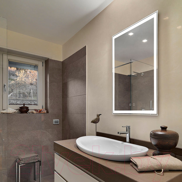 Изображение товара Зеркало Silver Mirrors Рига Voice 60x80 / LED-00002614