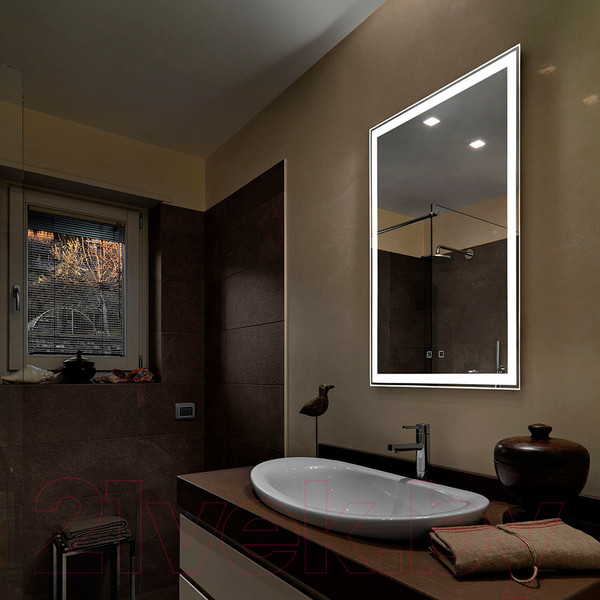 Изображение товара Зеркало Silver Mirrors Рига Voice 60x80 / LED-00002614