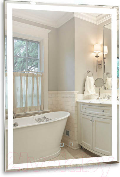 Изображение товара Зеркало Silver Mirrors Рига Voice 60x80 / LED-00002614