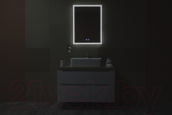 Изображение товара Зеркало Silver Mirrors Рига Voice 60x80 / LED-00002614