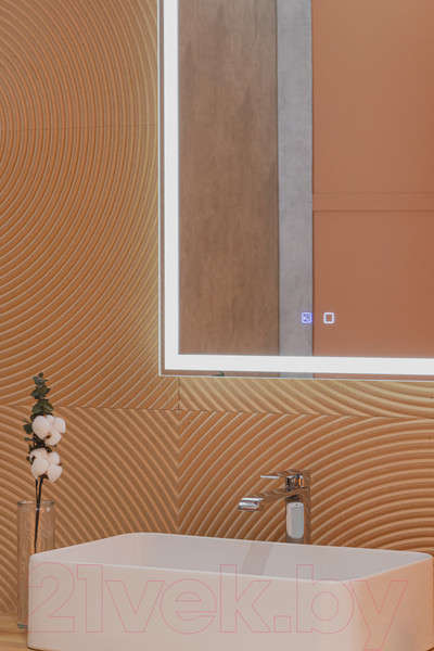 Изображение товара Зеркало Silver Mirrors Рига Voice 60x80 / LED-00002614