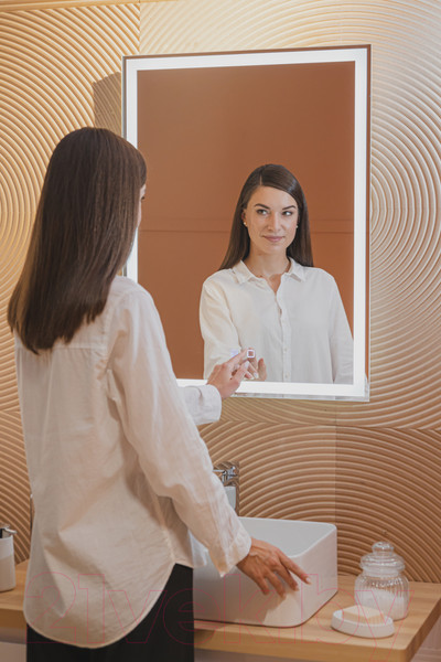 Изображение товара Зеркало Silver Mirrors Рига Voice 60x80 / LED-00002614