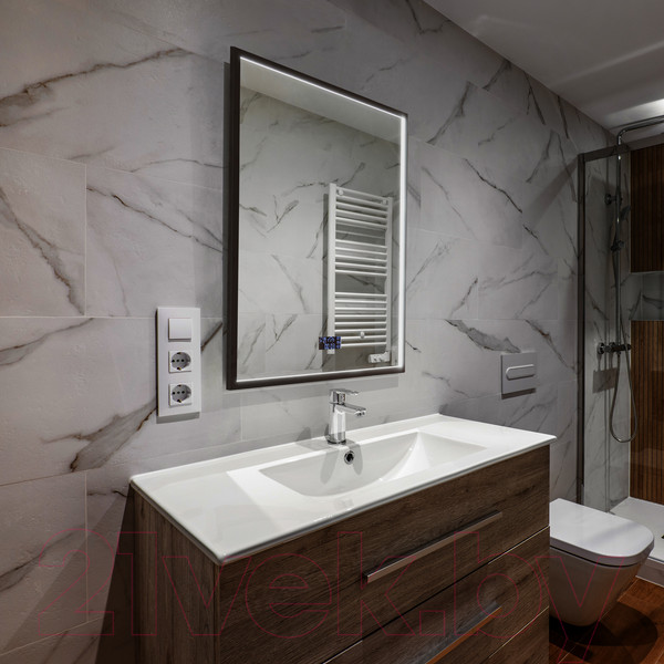 Изображение товара Зеркало Silver Mirrors Эдисон Метео 60x80 / LED-00002807