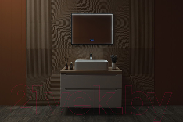 Изображение товара Зеркало Silver Mirrors Эдисон Метео 80x60 / LED-00002764