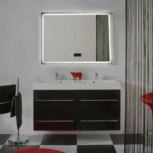 Изображение товара Зеркало Silver Mirrors Эдисон Метео 80x60 / LED-00002764