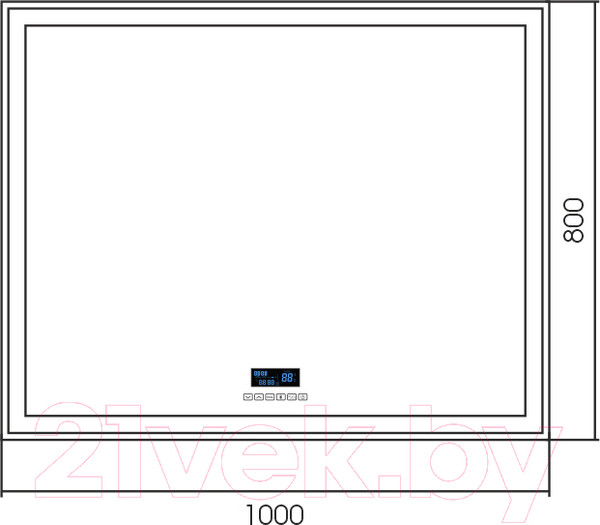 Изображение товара Зеркало Silver Mirrors Ливия 100x80 / ФР-00001714