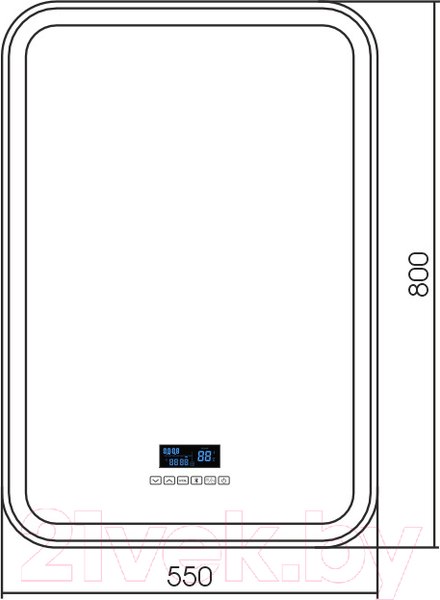 Изображение товара Зеркало Silver Mirrors Мальта 6 55x80 / ФР-00001219