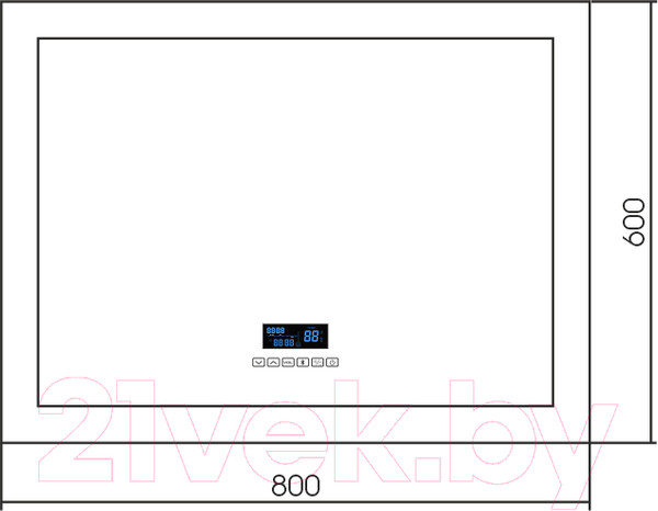 Изображение товара Зеркало Silver Mirrors Норма 6 80x60 / ФР-00001044