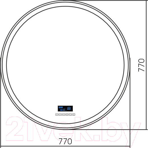 Изображение товара Зеркало Silver Mirrors Перла D770 / ФР-00001049