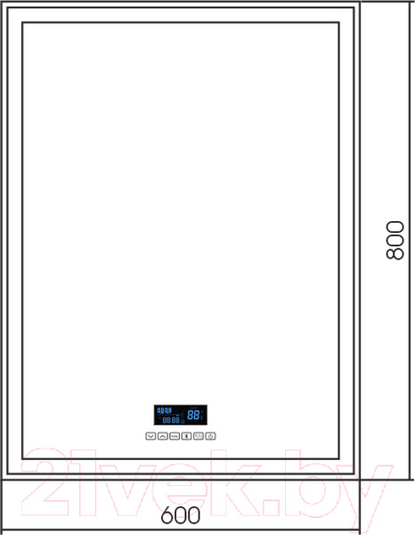 Изображение товара Зеркало Silver Mirrors Рига 60x80 / ФР-00001940