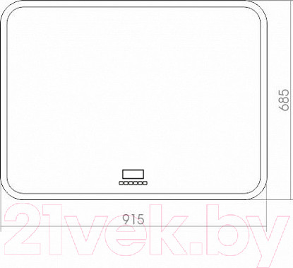 Изображение товара Зеркало Silver Mirrors Стив 91.5x68.5 / ФР-00001063