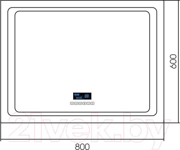 Изображение товара Зеркало Silver Mirrors Фортуна 80x60 / ФР-00001390