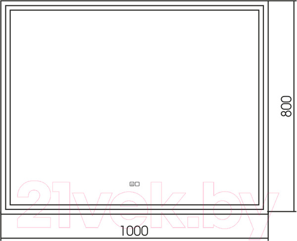 Изображение товара Зеркало Silver Mirrors Ливия 100x80 / ФР-00002240