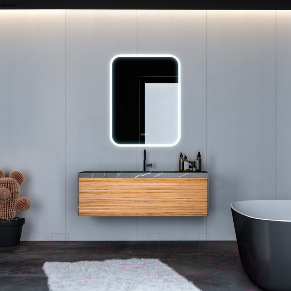Изображение товара Зеркало Silver Mirrors Стив 60x80 / LED-00002828