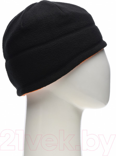 Изображение товара Шапка для охоты и рыбалки Huntsman Двусторонняя (р-р 56-58, черный/оранжевый)