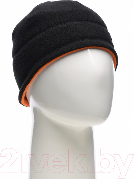 Изображение товара Шапка для охоты и рыбалки Huntsman Двусторонняя (р-р 56-58, черный/оранжевый)
