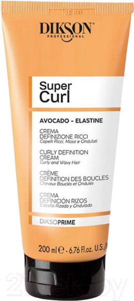 Изображение товара Крем для волос Dikson DiksoPrime Super Curl Definition Для кудрявых и вьющихся волос (200мл)