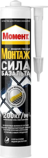 Изображение товара Клей Момент Монтаж Сила Базальта (400г)