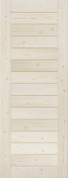 Изображение товара Дверной блок Wood Goods ДГ-ПН комплект 60x200 (неокрашенный массив хвои)