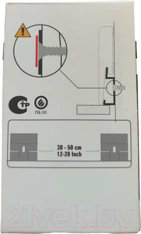 Изображение товара Крепление плинтуса Arbiton Дюбель+шуруп 6мм (20шт)
