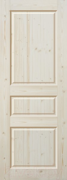 Изображение товара Дверной блок Wood Goods ДГФ-3Ф-2 комплект 70x200 (неокрашенный массив хвои)