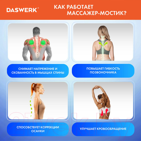 Изображение товара Минитренажер Daswerk Premium / 680035 (синий)