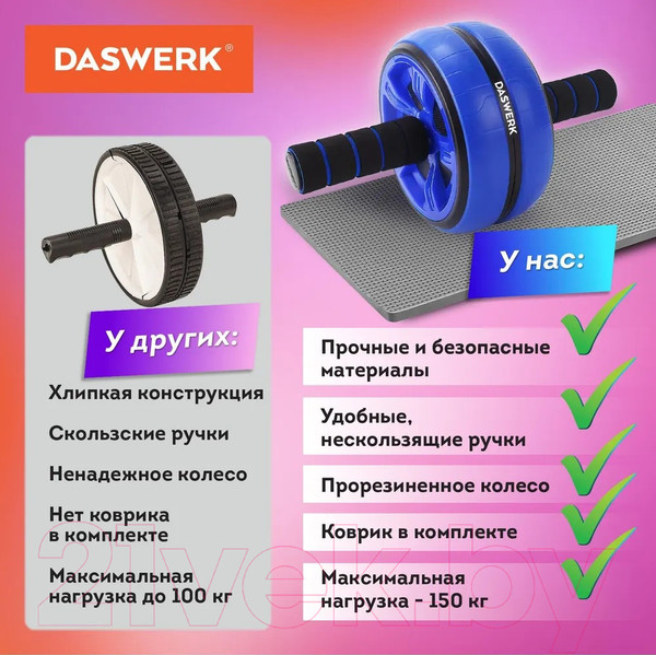 Изображение товара Ролик для пресса Daswerk 680018