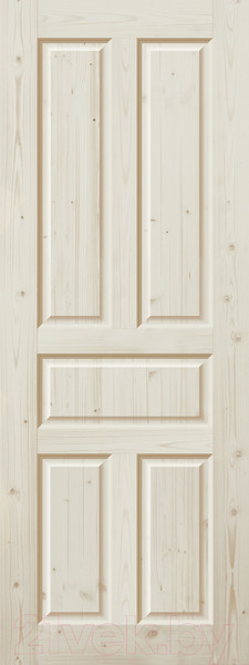 Изображение товара Дверной блок Wood Goods ДГФ-5Ф-2 комплект 90x200 (неокрашенный массив хвои)