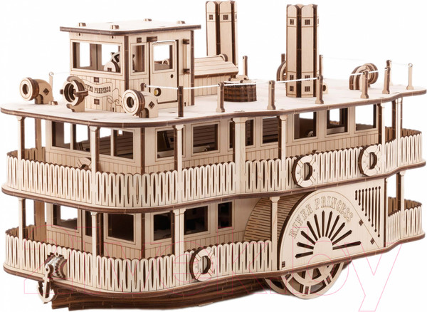 Изображение товара Корабль игрушечный EWA Пароход