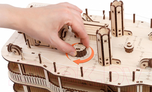 Изображение товара Корабль игрушечный EWA Пароход