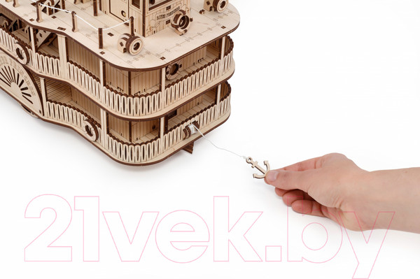 Изображение товара Корабль игрушечный EWA Пароход